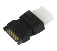 StarTech.com Câble adaptateur d'alimentation SATA vers LP4 - Adaptateur secteur - alimentation SATA (M) pour alimentation interne 4 plots (F) - noir - pour P/N: 25SAT35HDD, BRACKET25SAT, DRW110SATBK,