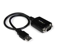 StarTech Câble adaptateur USB vers Série DB9 RS232 ICUSB2321X – 30 cm – Mémorisation de port COM