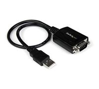 StarTech.com Câble Adaptateur de 30cm USB vers Série DB9 RS232 - Mémorisation de Port COM