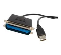 StarTech.com Câble Adaptateur de 3m USB vers 1 Port Parallèle pour Imprimante - Mâle Mâle - Adaptateur parallèle - USB 2.0 - IEEE 1284 - noir