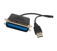 StarTech.com Câble Adaptateur de 3m USB vers 1 Port Parallèle pour Imprimante - Mâle Mâle - Adaptateur parallèle - USB 2.0 - IEEE 1284 - noir