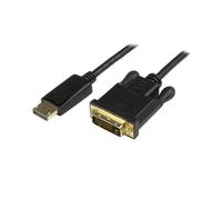 StarTech.com Câble Adaptateur DisplayPort 1.2 vers DVI-D M/M 0.91m, Résolution max 1920x1200, Modes 1080p, Connecteurs plaqués or, Noir