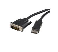 StarTech.com Câble Adaptateur DisplayPort 1.2 vers DVI-D (Mâle/Mâle) 3m - Résolution 1920x1200 - Connecteurs Nickel - PVC Noir - DP2DVIMM10