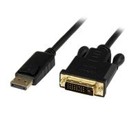 StarTech.com Câble adaptateur DisplayPort vers DVI actif de 1,8 m - Convertisseur DP vers DVI-D - 1920x1200 - Noir