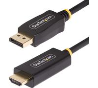 StarTech.com Câble adaptateur DisplayPort vers HDMI, 4K 60Hz avec HDR, DP vers HDMI 2.0b, convertisseur vidéo actif, DisplayPort Desktop vers HDMI Monitor, M/M