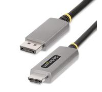 Startech.com 6ft (2m) displayport to hdmi adapter cable, 8k 60hz, 4k 1