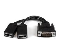 StarTech.com Câble adaptateur DMS-59 (LFH) vers 2x DisplayPort de 20cm - Câble en Y DMS 59 (M) vers double DP (F)