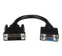 StarTech.com Câble adaptateur DVI vers VGA de 20cm - Convertisseur DVI-I vers HD15 - M/F