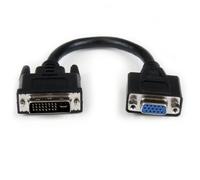 StarTech.com Câble adaptateur DVI vers VGA de 20cm - Convertisseur DVI-I vers HD15 - M/F