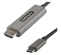 StarTech.com Câble USB C vers HDMI 4K 60Hz HDR10 4m - Câble Adaptateur Vidéo Ultra HD USB Type-C vers HDMI 4K 2.0b - Convertisseur Graphique USB-C vers HDMI HDR - DP 1.4 Alt Mode HBR3