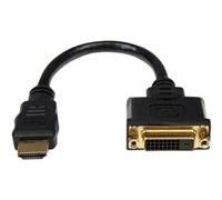 StarTech.com Câble adaptateur vidéo HDMI vers DVI-D de 20 cm - HDMI mâle vers DVI femelle