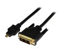 StarTech Câble adaptateur Micro HDMI vers DVI‑D HDDDVIMM1M 1 m M/M pour tablette et smartphone