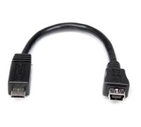 StarTech.com Câble adaptateur Micro USB vers Mini USB M/F 15 cm