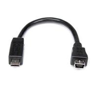 StarTech.com Câble adaptateur Micro USB vers Mini USB M/F 15 cm