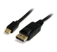 StarTech.com Câble adaptateur Mini DisplayPort vers DisplayPort 1.2 de 1,8m - Cordon Mini DP à DP avec support HBR2 M/M - DisplayPort 4k - Câble DisplayPort - Mini DisplayPort (M) pour DisplayPort (M)