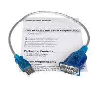 StarTech.com Câble adaptateur série USB vers RS232 DB9 1 port - M/M