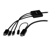 StarTech.com Câble adaptateur USB-C, HDMI ou Mini DisplayPort vers HDMI de 2 m
