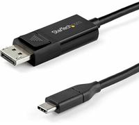 Startech.Com Câble Adaptateur Usb-C Vers Displayport 1.4 8K 60Hz/4K - Câble Vidéo Bidirectionnel Dp Vers Usb-C Ou Usb-C Vers Dp Réversible -Hbr3/Hdr/Dsc - Câble Moniteur Usb Type-C/Tb3 (Cdp2[Z4677]