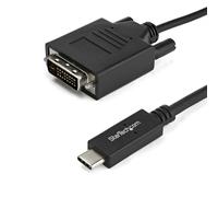 StarTech Câble adaptateur USB-C vers DVI-I CDP2DVIMM1MB 1 m 1920 x 1200 Noir