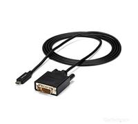 StarTech.com Câble adaptateur USB-C vers DVI 1080p de 2 m - USB Type-C / Thunderbolt 3 vers DVI-I - 1920 x 1200 - Noir