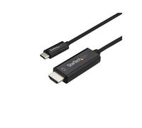 StarTech.com Câble Adaptateur USB-C vers HDMI 2.0 4K 60Hz 2m - CDP2HD2MBNL - Prise en charge DP Alt Mode & résolutions jusqu'à 3840x2160p