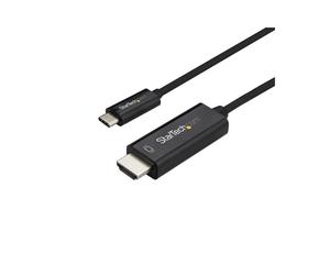 StarTech.com Câble Adaptateur USB-C vers HDMI 2.0 4K 60Hz 2m - CDP2HD2MBNL - Prise en charge DP Alt Mode & résolutions jusqu'à 3840x2160p