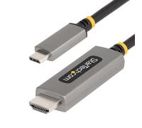 StarTech.com Câble Adaptateur USB-C vers HDMI de 1m, 8K 60Hz/4K 144Hz, HDR10 - Cordon USB Type-C vers HDMI 2.1 - Compatible USB-C DP Alt Mode/USB4/Thunderbolt 3/4 - Câble de Conversion Vidéo pour PC P