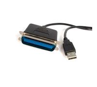 StarTech.com Câble adaptateur USB vers parallèle de 3m - Câble d'imprimante Centronics / IEEE1284 - 1 x Centronics mâle parallèle - 1 x Type A mâle USB - noir
