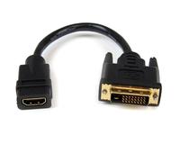 StarTech.com Câble adaptateur vidéo de 20 cm HDMI vers DVI-D - HDMI femelle vers DVI Mâle