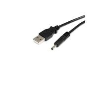 StarTech.com Câble Alimentation USB-A vers Barrel Type H 5V DC, 0.9m, Connecteur Droit/Coudé 90°, AWG28, Blindage Mylar, RoHS, CE, REACH