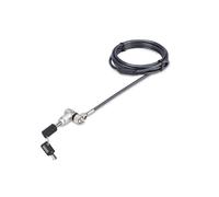 StarTech.com Câble Antivol Universel 2m pour Portable - Compatible Noble Wedge/Nano/K-Slot, Acier Carbonne, Résistance 98kg, 2 Clés fournies