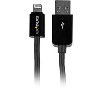 StarTech.com Câble Apple Lightning vers USB pour iPhone, iPod, iPad - 3 m noir (USBLT3MB)