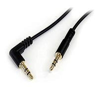 StarTech.com Câble audio MU3MMSRA 3,5 mm stéréo mâle/mâle 0,9 m angle droit noir