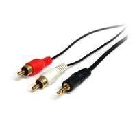 StarTech.com Câble audio stéréo de 1 m - Mâle 3,5 mm vers mâle 2 x RCA