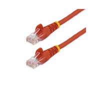 StarTech.com Câble Cat5e U/UTP Rouge 5m RJ45 M/M, Contacts Or 50µ, AWG24, PoE, 100Mb/s, 350MHz, Gaine PVC, Anti-coupure, Certifié CE/RoHS/REACH