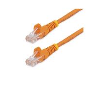 StarTech.com Câble Cat5e UTP 1m Orange, RJ45 M/M, Contacts Or, 24 AWG, PoE, Anti-Accroc, CMG, 10/100Base-T(X), 100 Mbit/s, 350 MHz