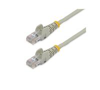 StarTech.com Câble réseau Cat5e UTP sans crochet de 1m - Cordon Ethernet RJ45 anti-accroc - M/M - Gris