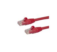 Startech.com câble réseau cat6 utp sans crochet - 50 cm rouge - cordon