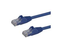 StarTech.com Câble Cat6 U/UTP RJ45 M/M 1m Bleu - Gigabit Ethernet 1000Base-T(X) - Contacts Or 50µ - AWG24 Cuivre - Anti-accroc