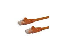StarTech.com Câble Cat6 UTP 2m Orange - RJ45 M/M, Gigabit Ethernet 1000Base-T(X), Cuivre 24 AWG, PoE, Anti-Accroc, Contacts Or, RoHS, ETL, CE, REACH