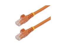 StarTech.com Câble Cat6 UTP 3m RJ45 M/M Orange - Gigabit Ethernet 1000Base-T(X) - Conducteur Cuivre 24 AWG - PoE - Sans Crochet - N6PATC3MOR