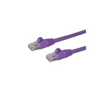 StarTech.com Câble Cat6 UTP 3m Violet - RJ45 Mâle/Mâle, Contacts Or, 24 AWG, Gigabit Ethernet, PoE, CMG (CM), RoHS, ETL, CE, REACH