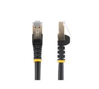 StarTech.com Câble Cat6a 2m STP Noir - RJ45 M/M - U/FTP - 10GBase-T - 500MHz - Contacts Or - AWG25 - PoE - CMG(CM) - RoHS/CE/REACH