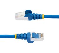 StarTech.com Câble CAT6a de 5 m - LSZH anti-fumée, sans halogène - Câble LAN 10 Gigabit RJ45 - Câble patch SFTP - Bleu - Câble de pose CAT6a - Câble réseau/éthernet blindé