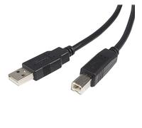 StarTech.com Câble certifié USB 2.0 A vers B de 1,8 m - Cordon USB A vers USB B - M/M - Noir (USB2HAB6)