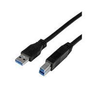StarTech.com Câble Certifie USB 3.0 à vers B 1 m - M/M - Cordon USB3 SuperSpeed USB à (M) USB B (M) - Câble USB 3.0 AB - Noir 1m