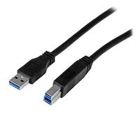 StarTech.com Câble Certifie USB 3.0 à vers B 1 m - M/M - Cordon USB3 SuperSpeed USB à (M) USB B (M) - Câble USB 3.0 AB - Noir 1m