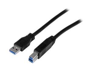 StarTech.com Câble Certifié USB 3.0 A vers B 2 m - M/M - Cordon USB3 SuperSpeed USB A USB B