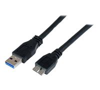 StarTech.com Câble certifié USB 3.0 A vers Micro B de 1 m - Cordon USB3 SuperSpeed USB A vers USB Micro B - M/M - Câble USB - Micro-USB de type B (M) pour USB type A (M) - USB 3.0 - 1 m - noir -...