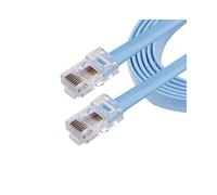 StarTech.com Câble rollover pour console Cisco de 1,8 m - RJ45 - M/M - Câble réseau - RJ-45 (M) pour RJ-45 (M) - 1.8 m - moulé, plat - bleu G